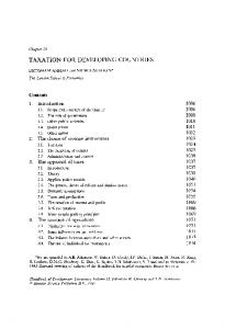 taxation for developing countries - LSE