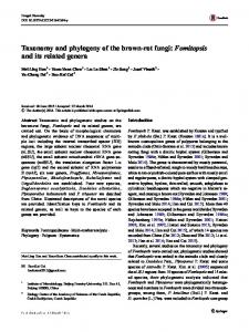 Taxonomy and phylogeny of the brown-rot fungi: Fomitopsis and its