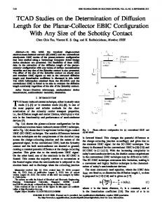 TCAD Studies on the Determination of Diffusion Length ... - IEEE Xplore