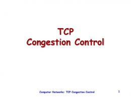 TCP Congestion Control