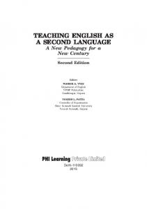 teaching english as a second language