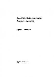 Teaching Languages to Young Learners