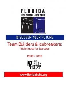 Team Builders & Icebreakers: