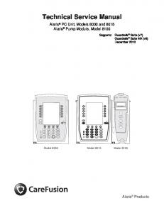 Technical Service Manual - SAnToS Lab