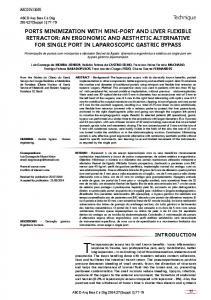 Technique PORTS MINIMIZATION WITH MINI-PORT AND ... - Scielo.br