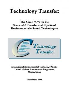 Technology Transfer