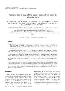 Tectonic fabric map of the ocean basins from satellite ...