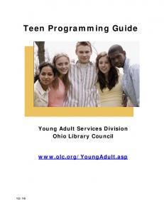 Teen Programming Guide