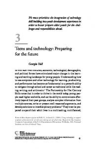 Teens and technology: Preparing for the future - Wiley Online Library