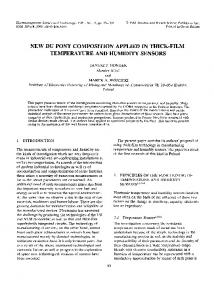 temperature and humidity sensors