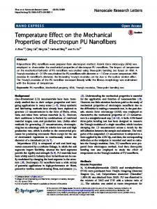 Temperature Effect on the Mechanical Properties of