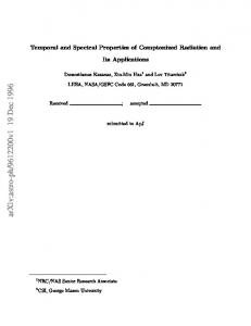 Temporal and Spectral Properties of Comptonized Radiation