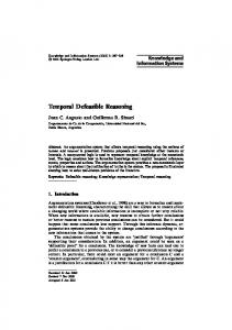 Temporal Defeasible Reasoning