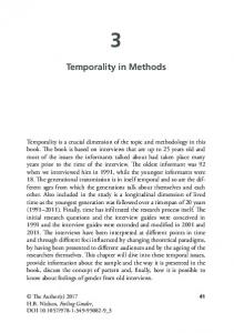 Temporality in Methods - Springer Link