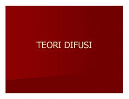 TEORI DIFUSI - File UPI