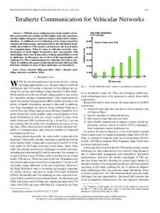 Terahertz Communication for Vehicular Networks - IEEE Xplore