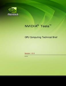 Tesla Technical Brief - Nvidia