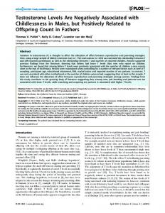 Testosterone Levels Are Negatively Associated ... - Semantic Scholar