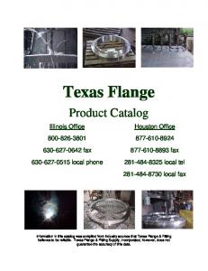 Texas Flange - piping designers . com