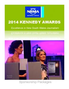 the 2014 Sponsorship Packages - The Kennedy Awards