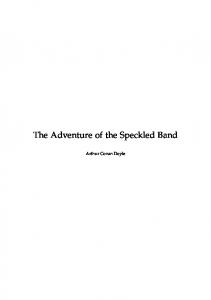 The Adventure of the Speckled Band