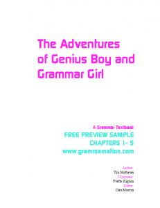 The Adventures of Genius Boy and Grammar Girl - Grammar Nation