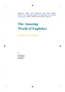 The Amazing World of Englishes