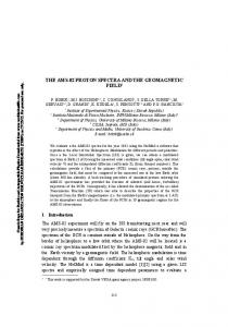 the ams-02 proton spectra and the geomagnetic field