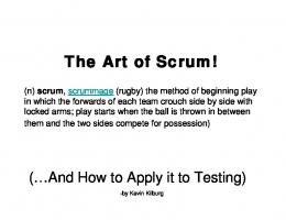 The Art of Scrum! - SQuAD