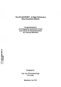 The ATLAS ROBIN - CERN Document Server