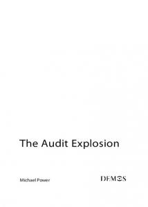 The Audit Explosion - Demos