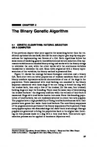 The Binary Genetic Algorithm