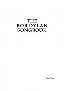 THE BOB DYLAN SONGBOOK