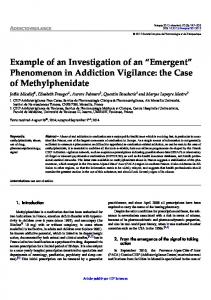 the Case of Methylphenidate - Semantic Scholar