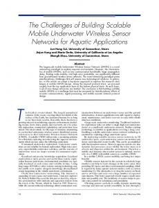 The Challenges of Building Scalable Mobile Underwater Wireless ...