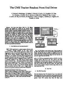 The CMS Tracker Readout Front End Driver - arXiv