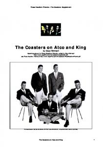 The Coasters on Atco and King