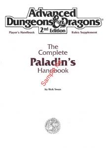 The Complete Paladin's Handbook - Dungeons & Dragons Classics
