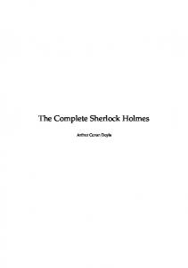 The Complete Sherlock Holmes