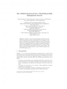 The CORAS Framework for a Model-Based Risk Management Process