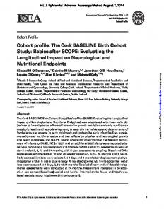 The Cork BASELINE Birth Cohort Study