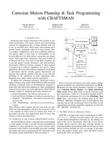 The CRAFTSMAN Software-Suite - Kavraki Lab