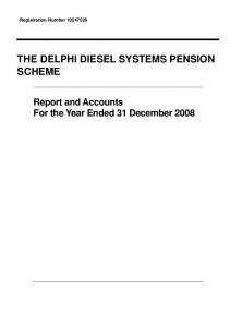 THE DELPHI DIESEL SYSTEMS PENSION SCHEME - Delphi UK ...