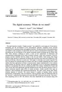 The digital economy: Where do we stand?