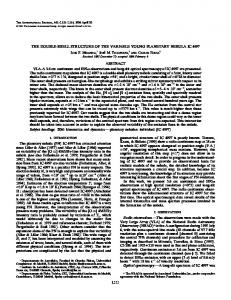 THE DOUBLE-SHELL STRUCTURE OF THE VARIABLE ... - IOPscience