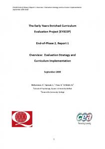 The Early Years Enriched Curriculum