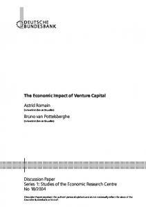 The Economic Impact of Venture Capital - ULB