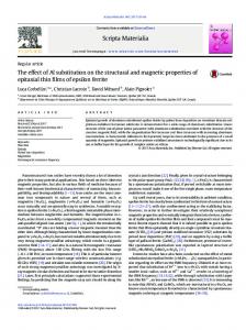 The effect of Al substitution on the structural and ...