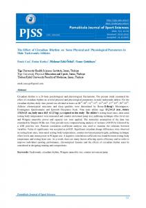 The Effect of Circadian Rhythm on Some Physical and Physiological ...