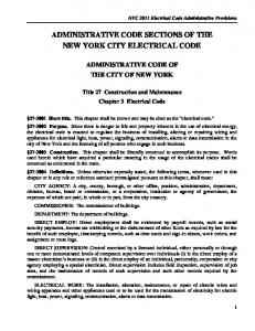 the Electrical Code